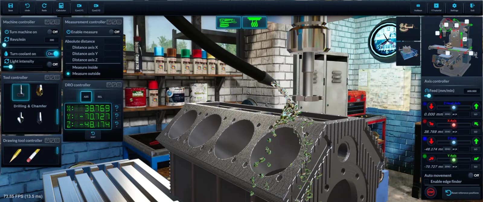 Milling Machine Simulator 3D — скриншот 4