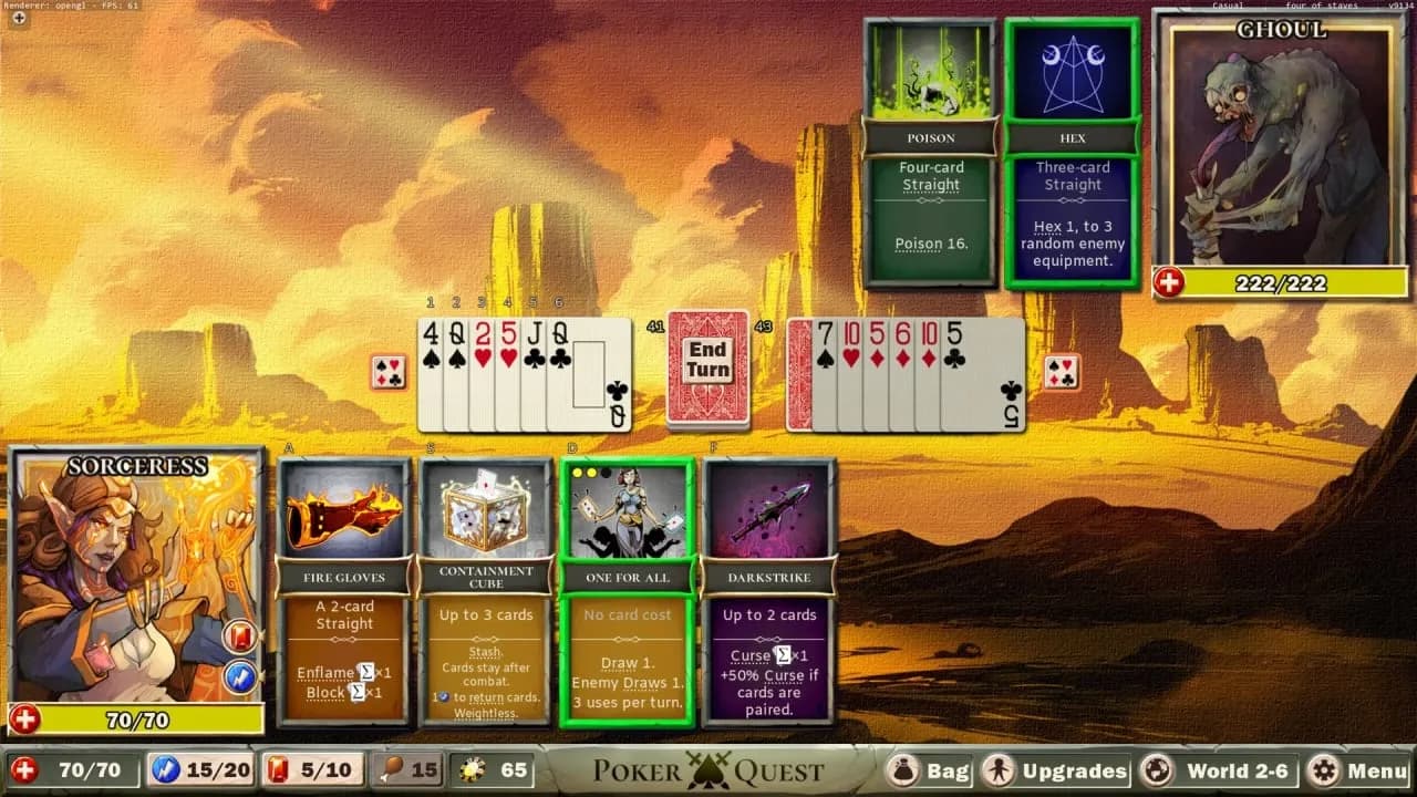 Poker Quest: Swords and Spades — скриншот 6