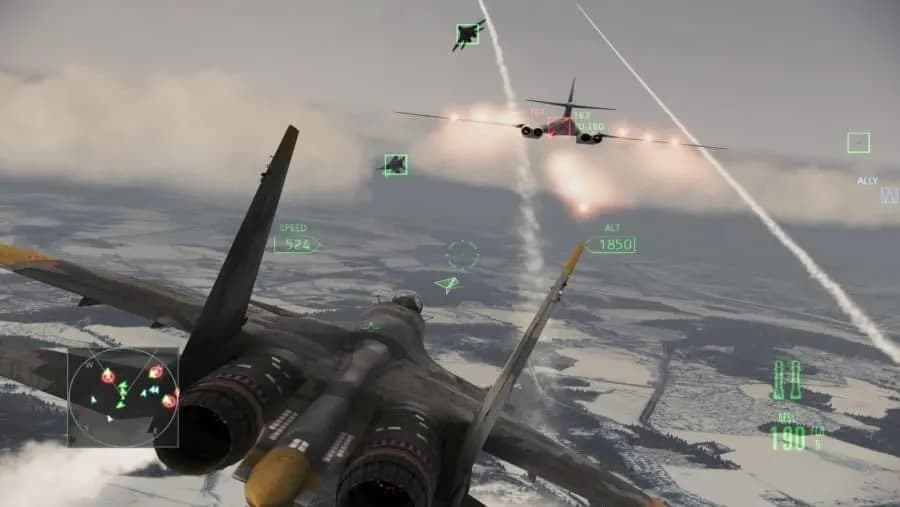 Ace Combat Assault Horizon — скриншот 1