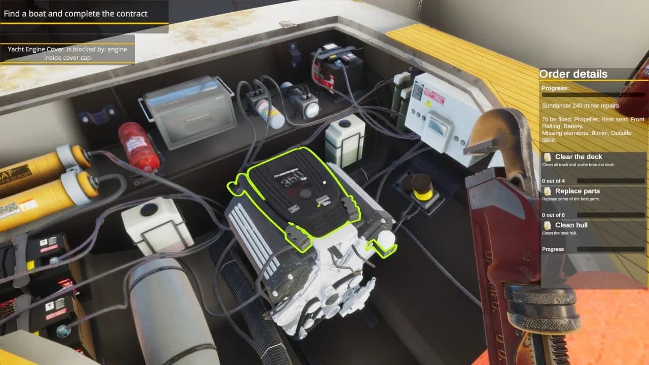 Yacht Mechanic Simulator — скриншот 3