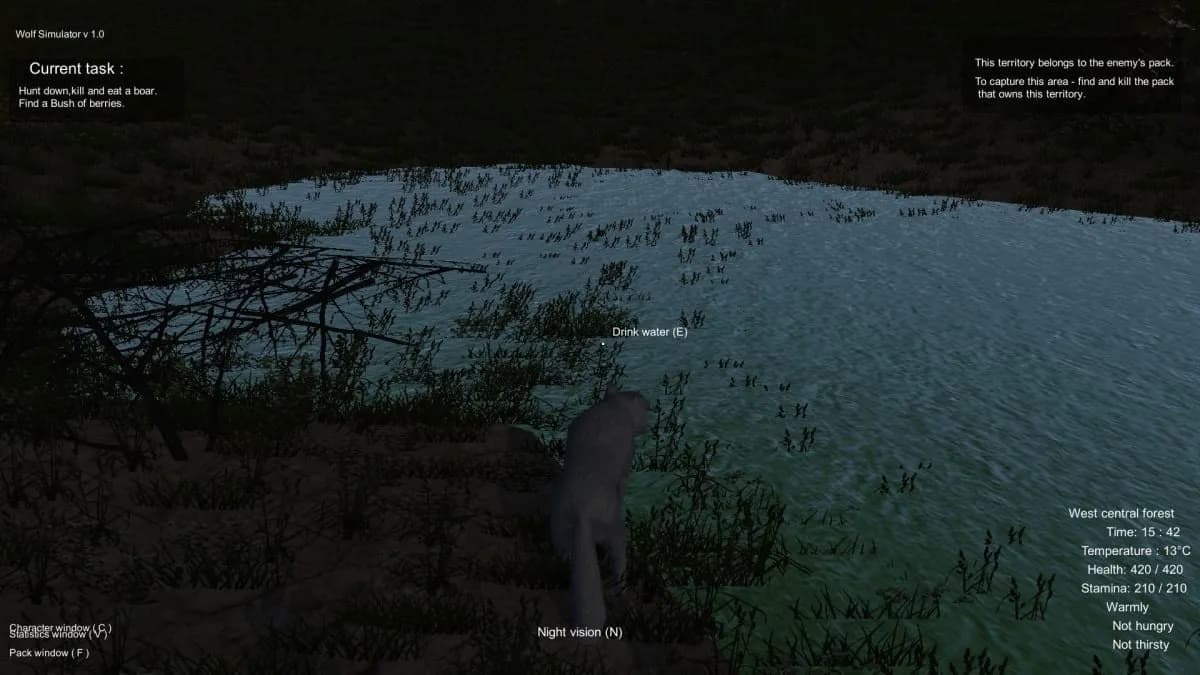 Wolf Simulator — скриншот 6