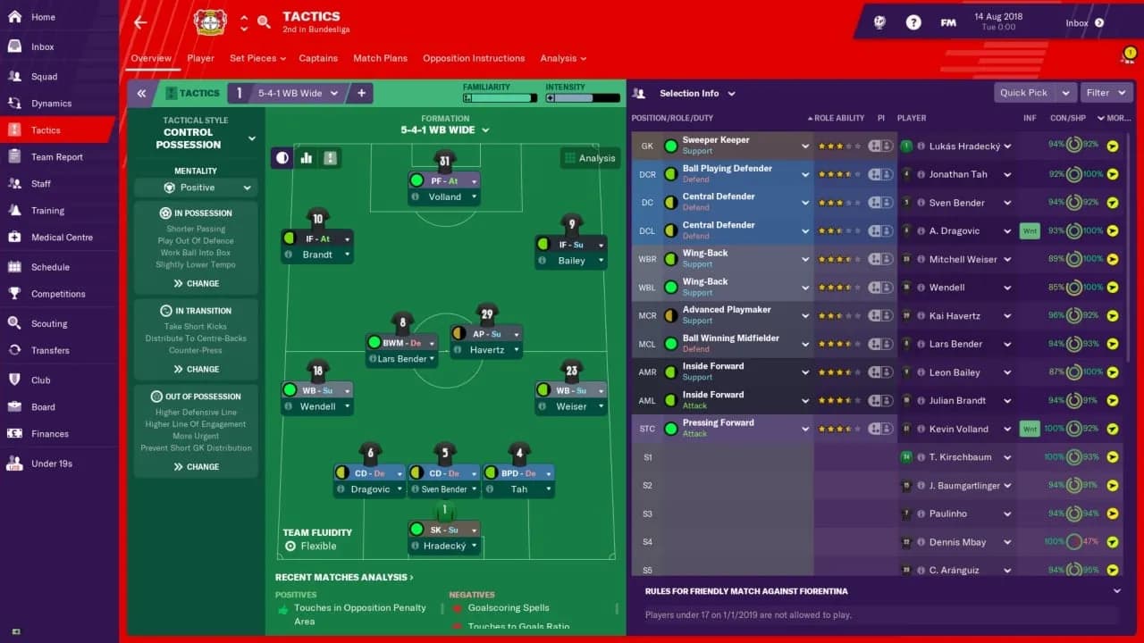 Football Manager 2019 — скриншот 2