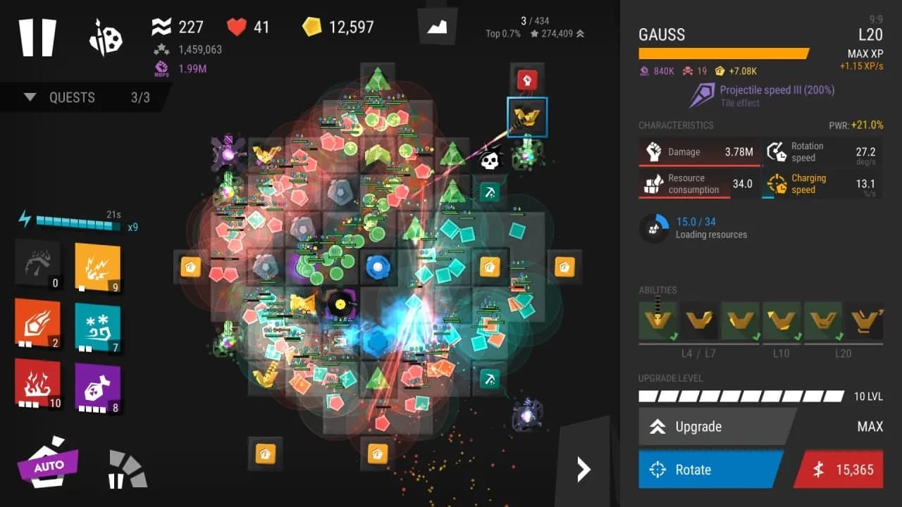 Infinitode 2 - Infinite Tower Defense — скриншот 6