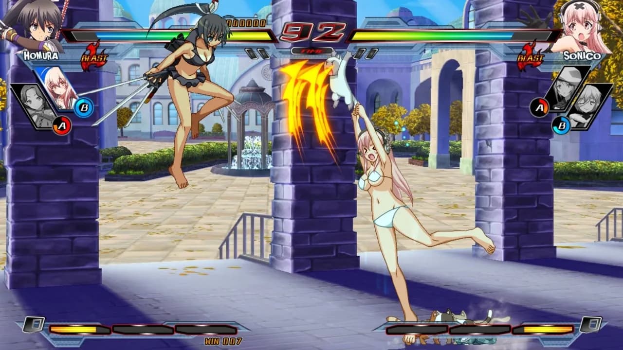 Nitroplus Blasterz: Heroines Infinite Duel — скриншот 11