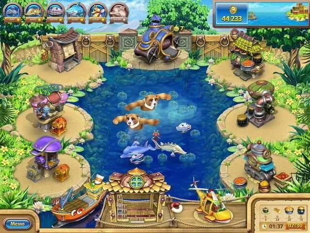 Веселая ферма: Рыбный день — скриншот 1