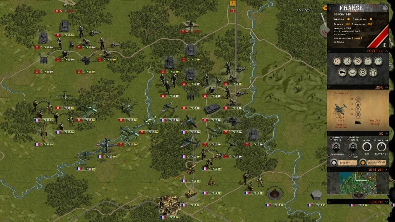 Klotzen! Panzer Battles — скриншот 1