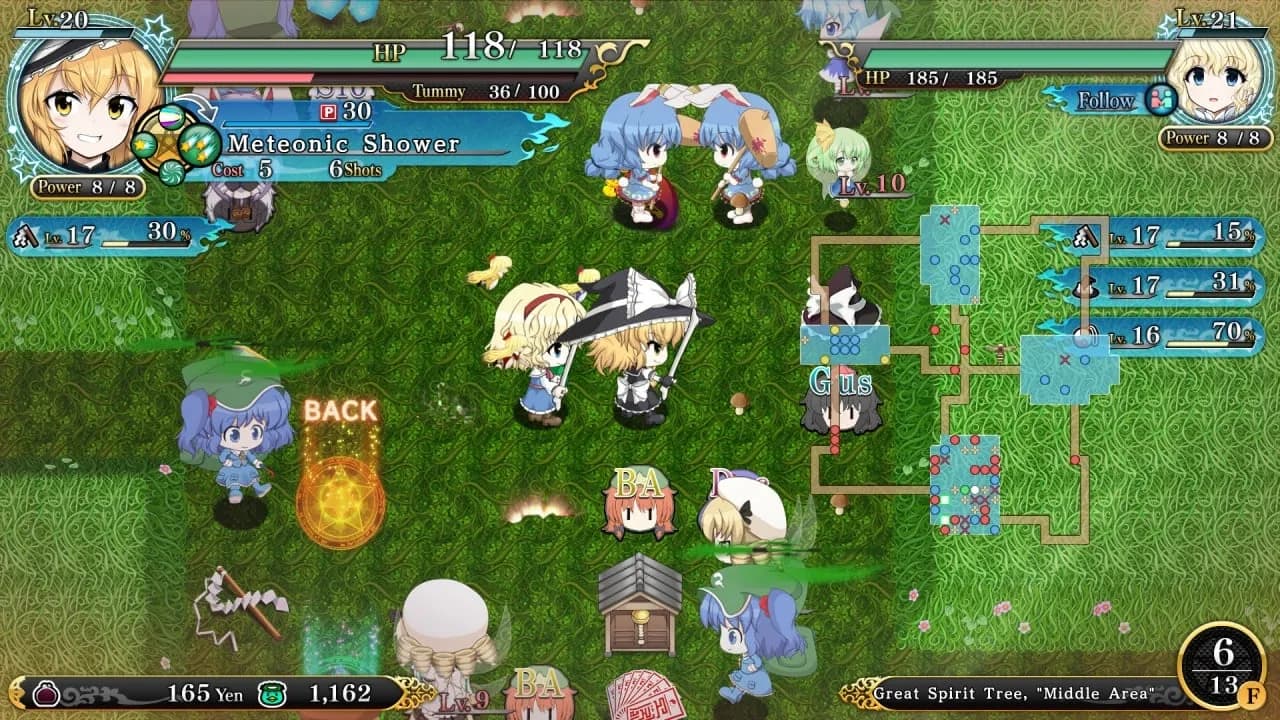 Touhou Genso Wanderer -Reloaded- — скриншот 6