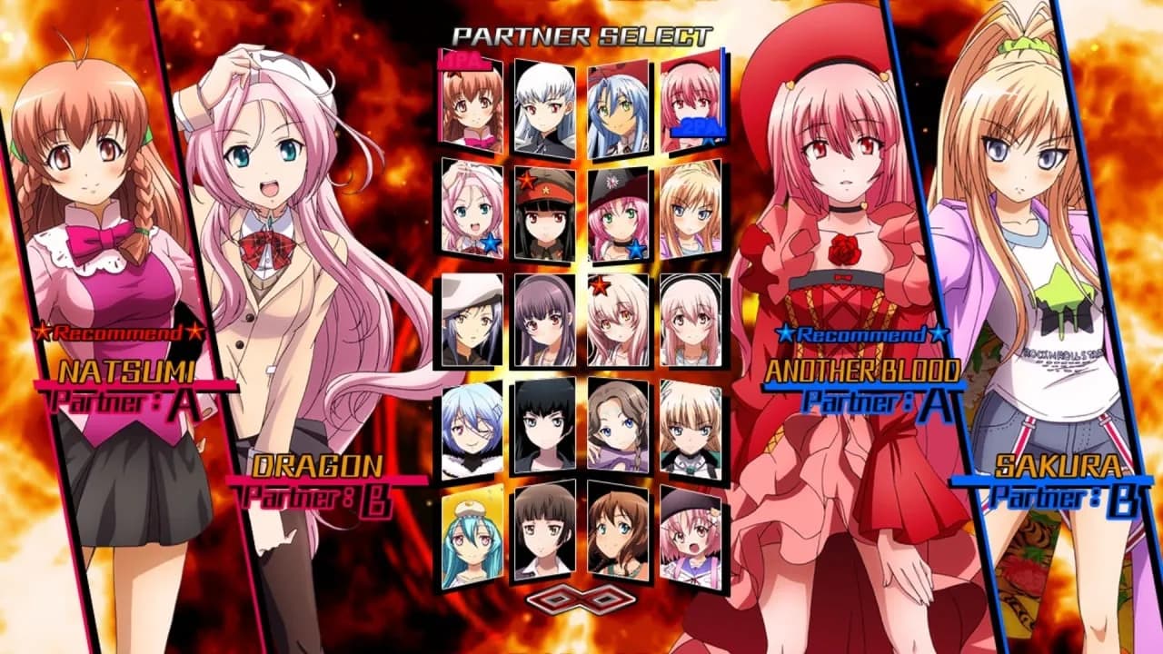 Nitroplus Blasterz: Heroines Infinite Duel — скриншот 2