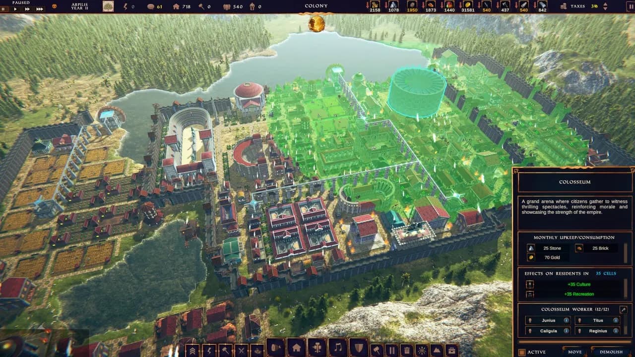 Roman Triumph: Survival City Builder — скриншот 10