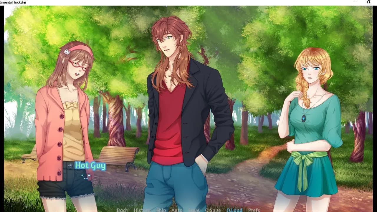 Sentimental Trickster: Yaoi BL Gay Visual Novel — скриншот 5