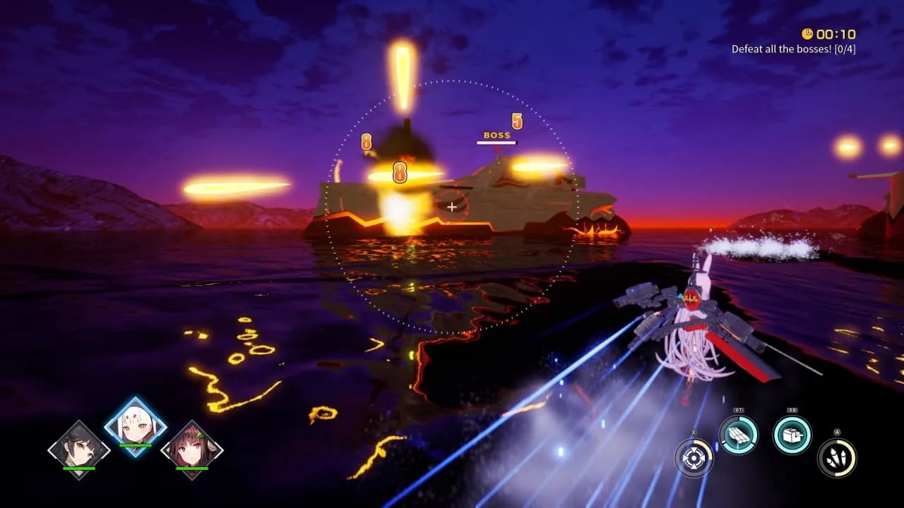 Azur Lane Crosswave — скриншот 2