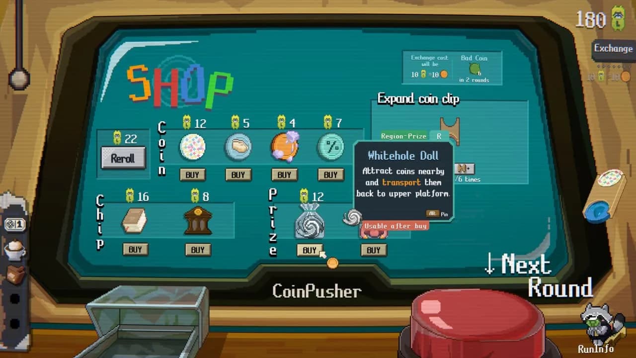 RACCOIN: Coin Pusher Roguelike — скриншот 6