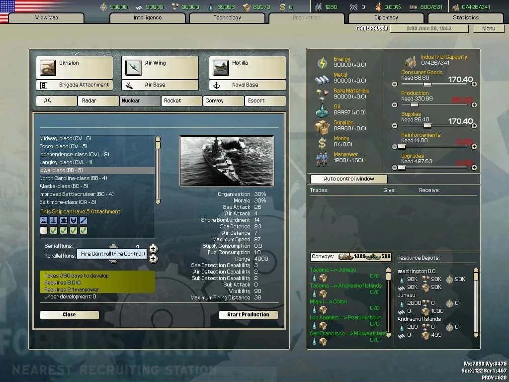 Hearts of Iron 2: Doomsday Armageddon — скриншот 10