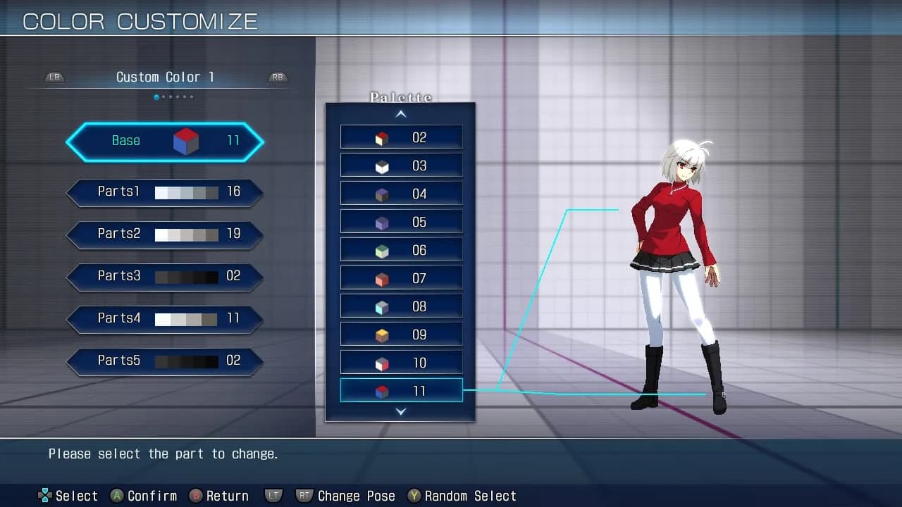 MELTY BLOOD: TYPE LUMINA — скриншот 7