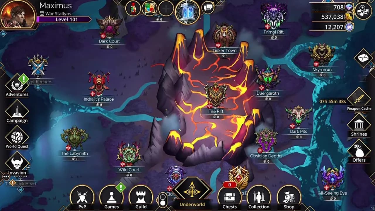 Gems of War - Puzzle RPG — скриншот 9