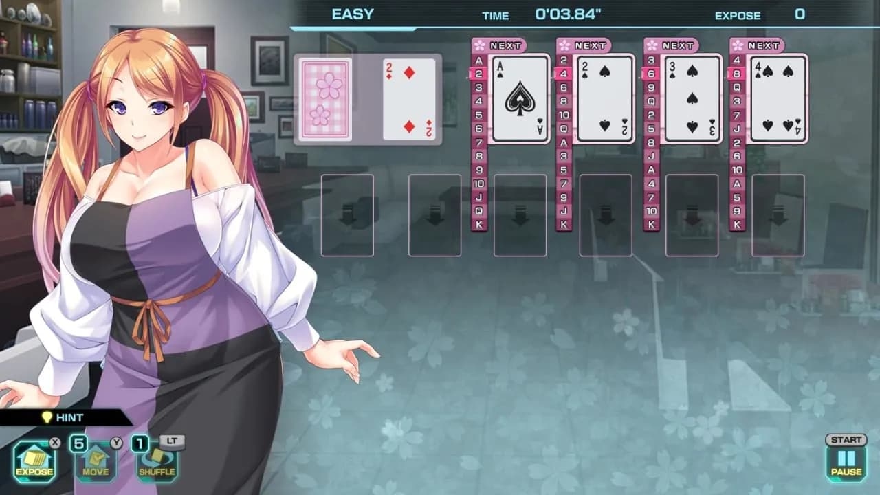 Pretty Girls Four Kings Solitaire — скриншот 1