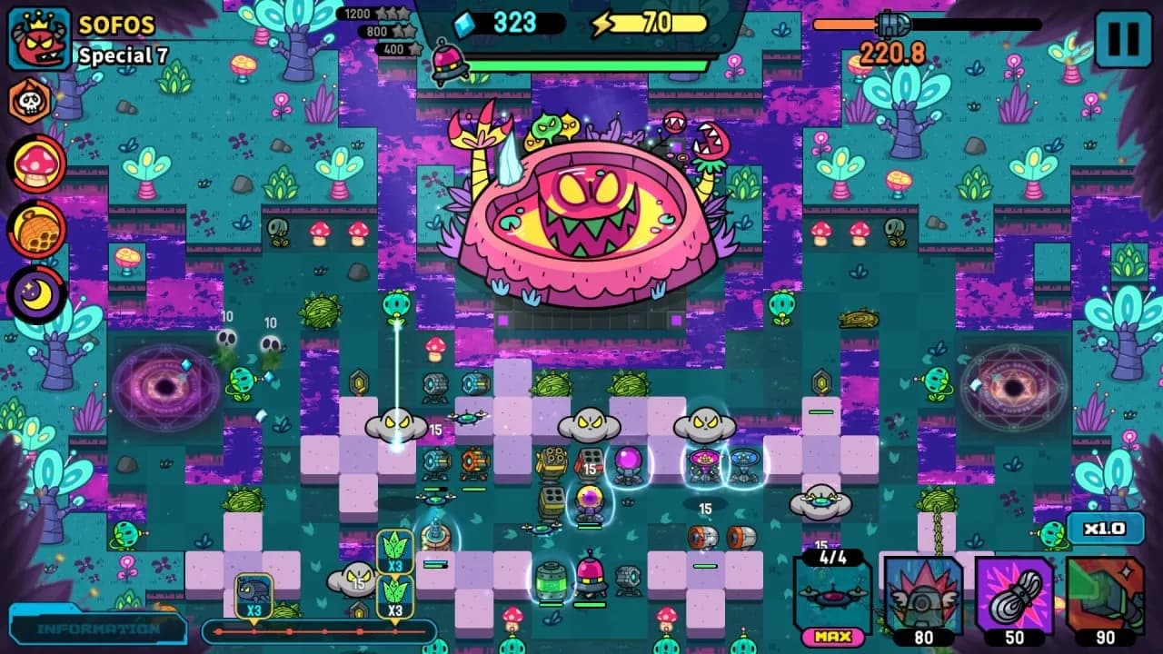 Broken Universe - Tower Defense — скриншот 3
