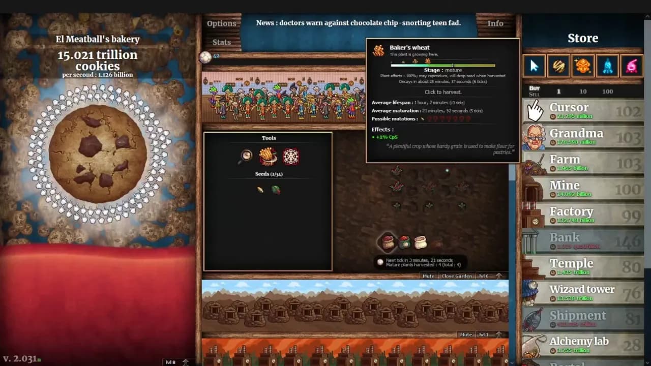 Cookie Clicker — скриншот 6