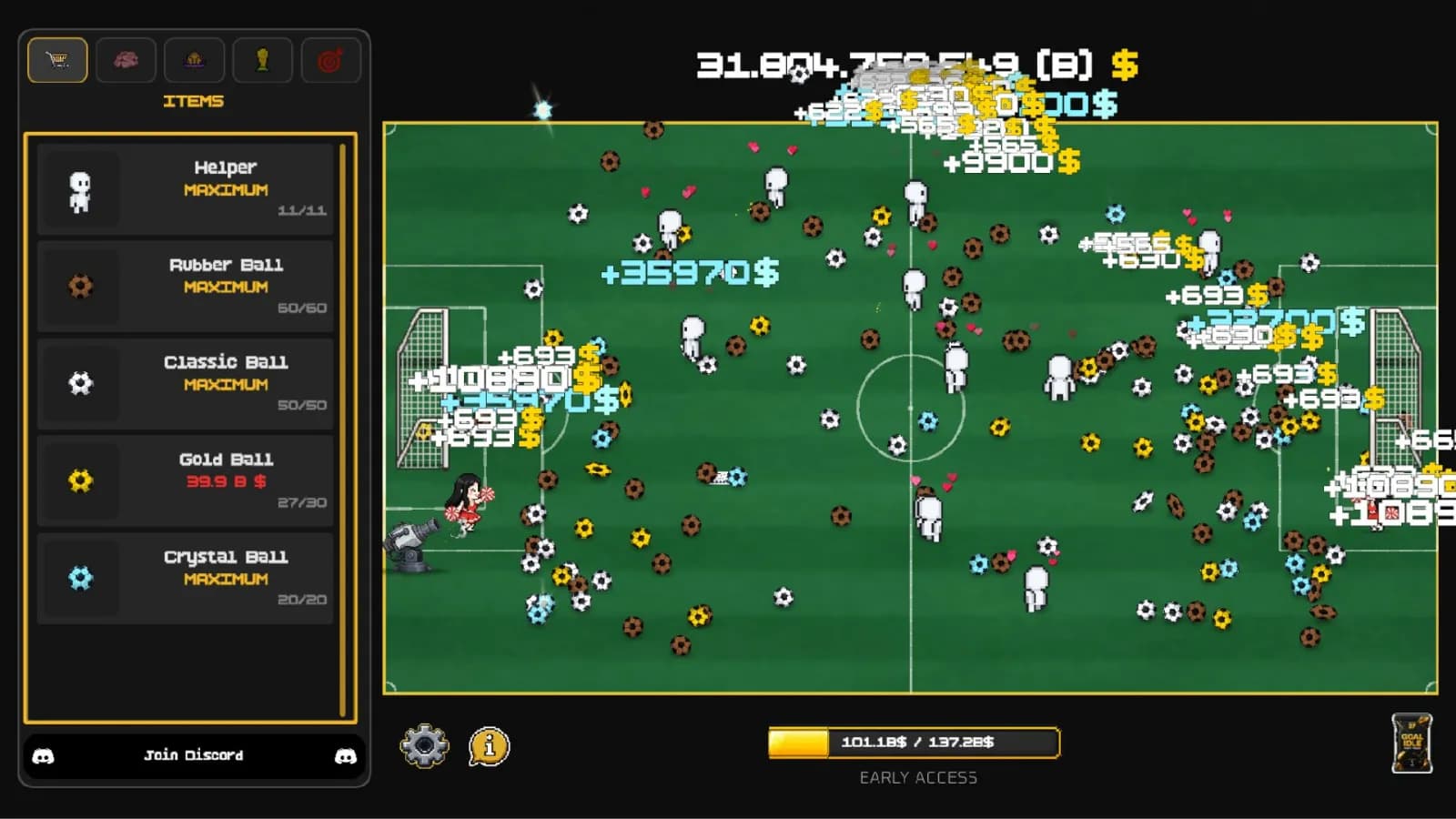 Goal Idle — скриншот 2