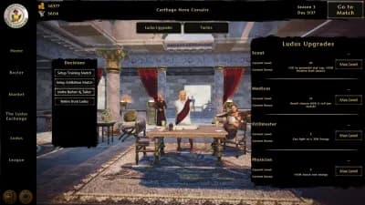 Ludus Magnatus Gladiator Manager Simulator — скриншот 4