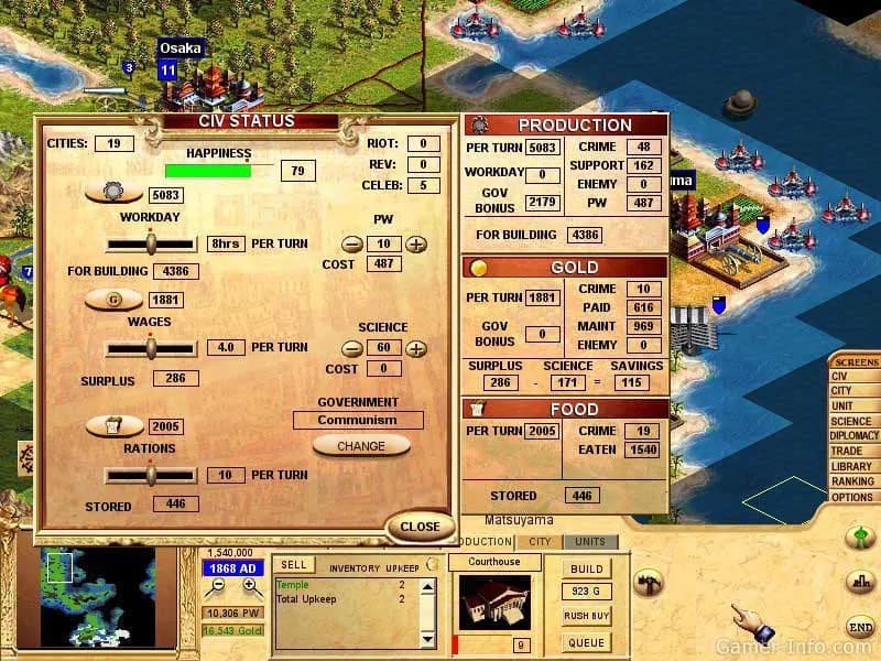 Civilization: Call to Power — скриншот 2