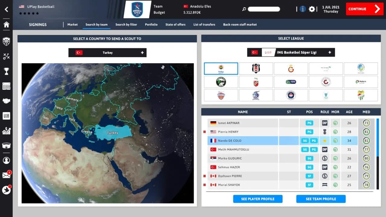 International Basketball Manager 22 — скриншот 11