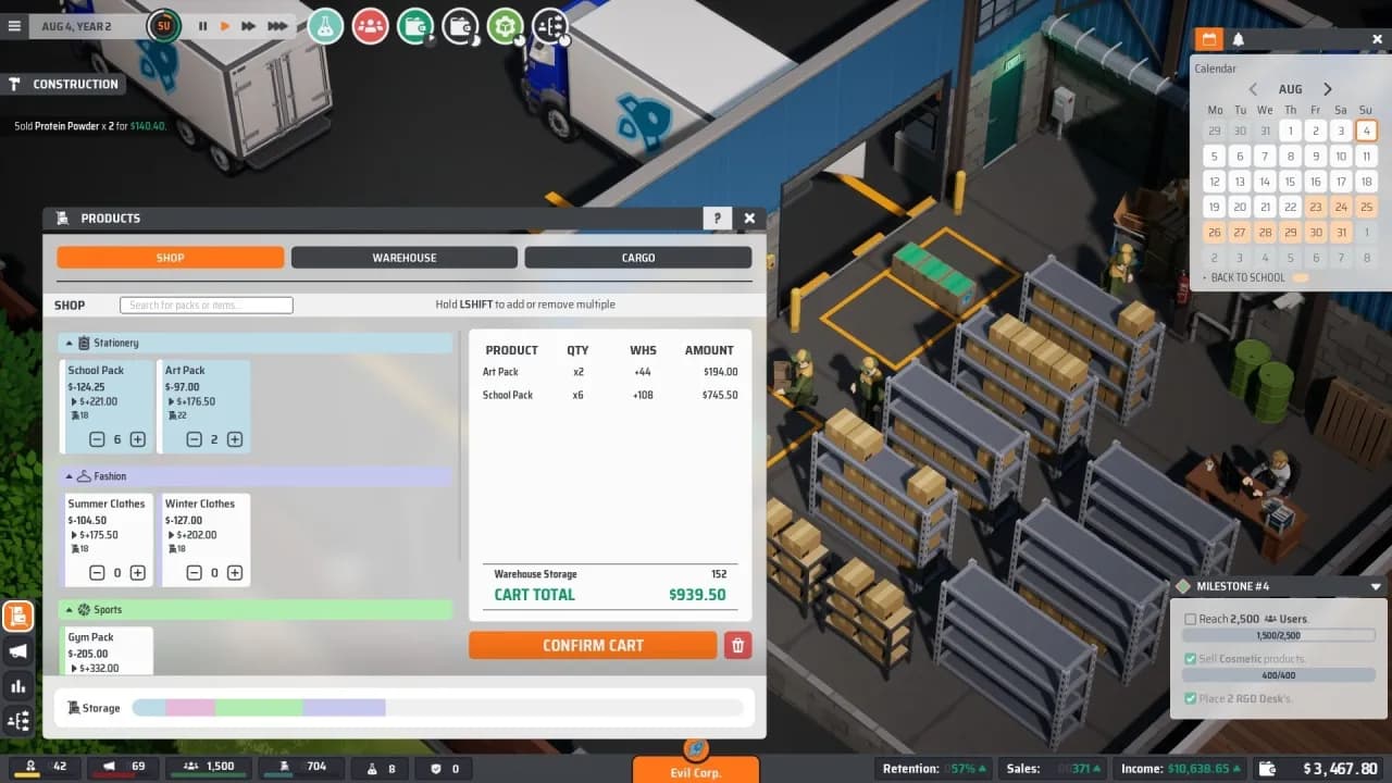 E-Shop Tycoon — скриншот 1