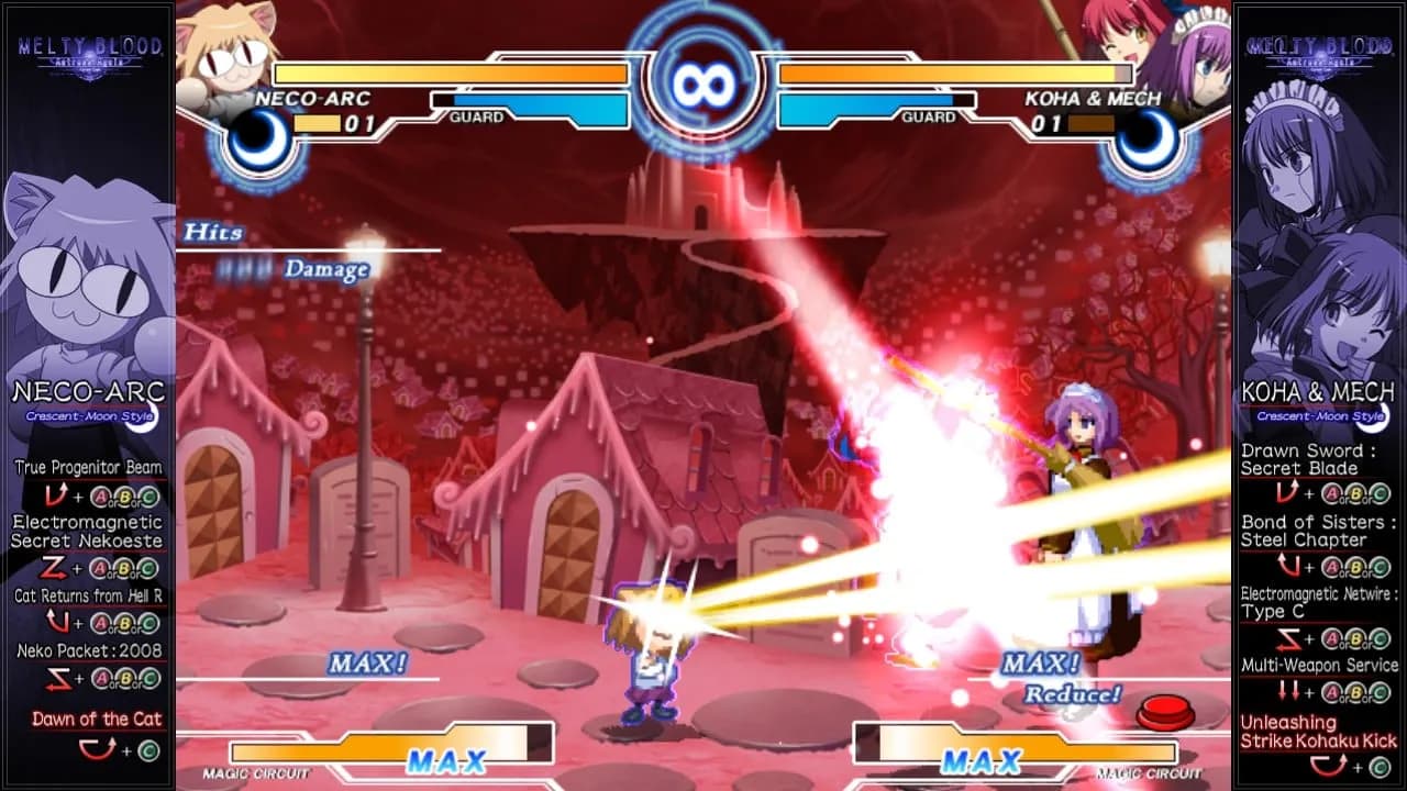 Melty Blood Actress Again Current Code — скриншот 3