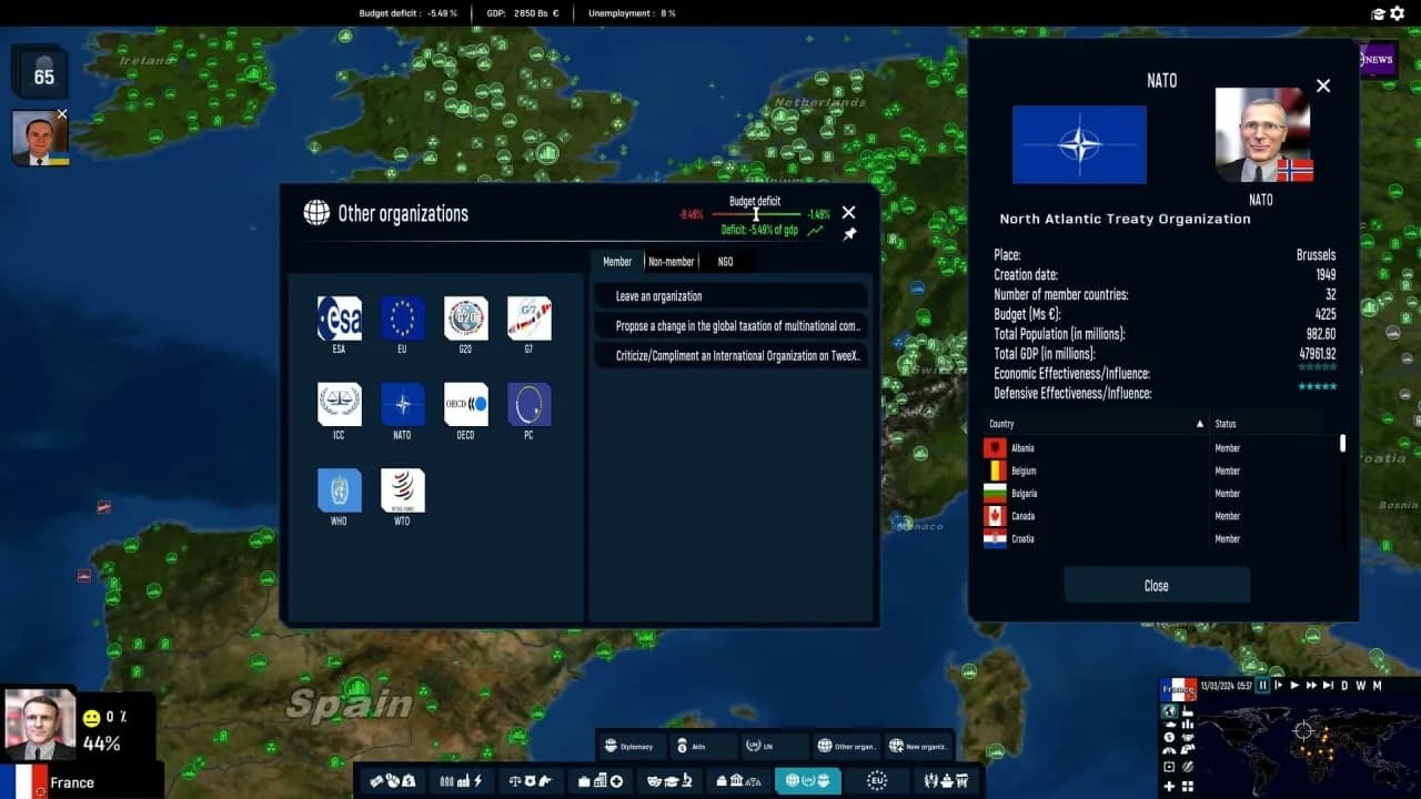 Geo-Political Simulator 5 — скриншот 10