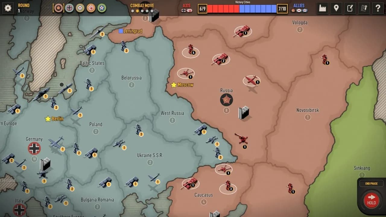 Axis and Allies 1942 Online — скриншот 2