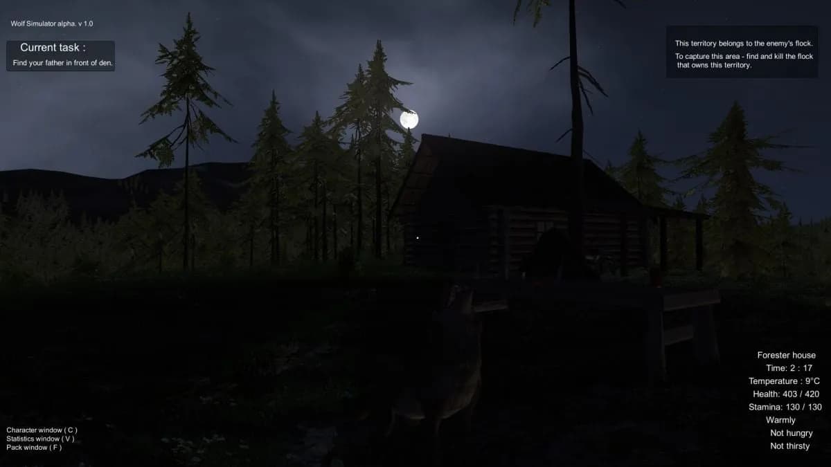 Wolf Simulator — скриншот 7