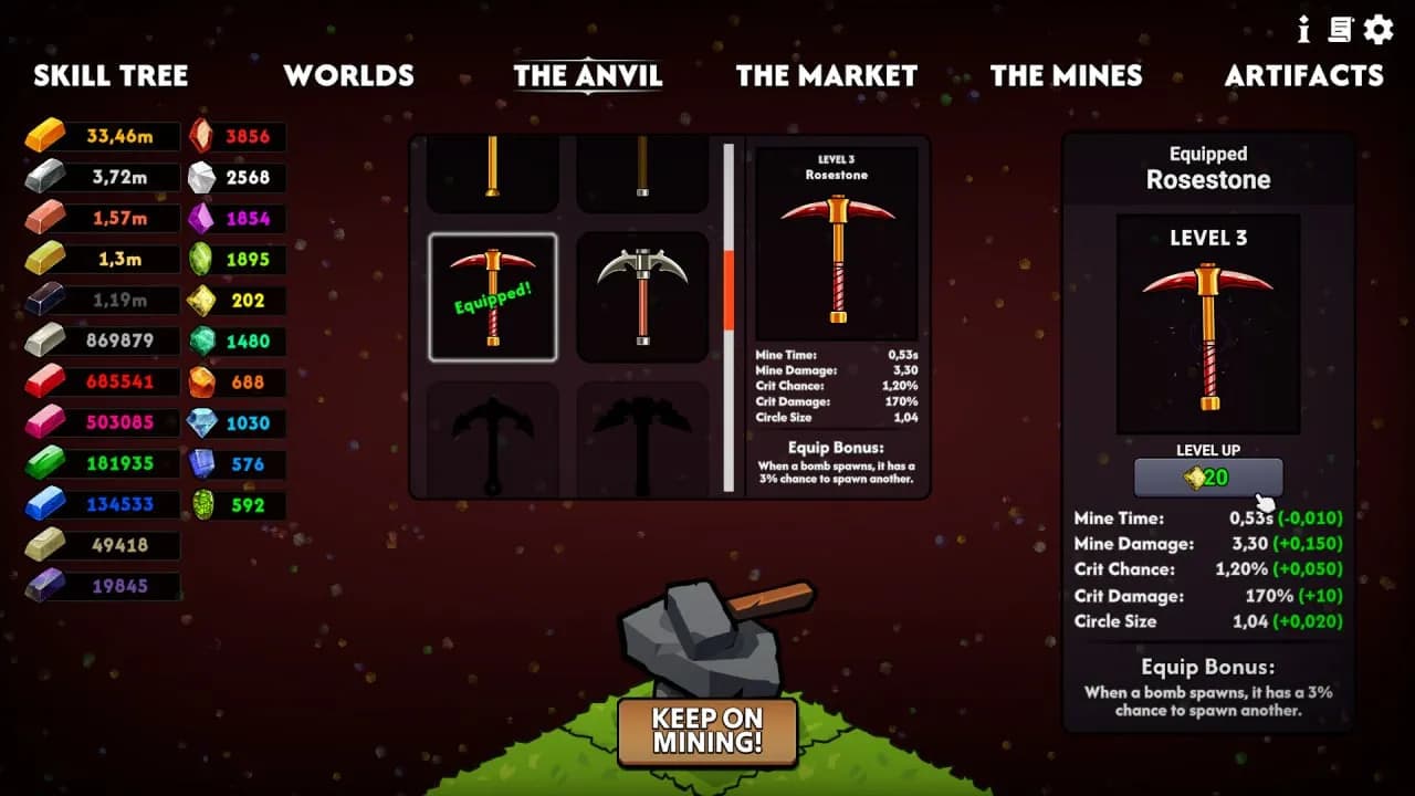 Keep on Mining! - Worlds — скриншот 6