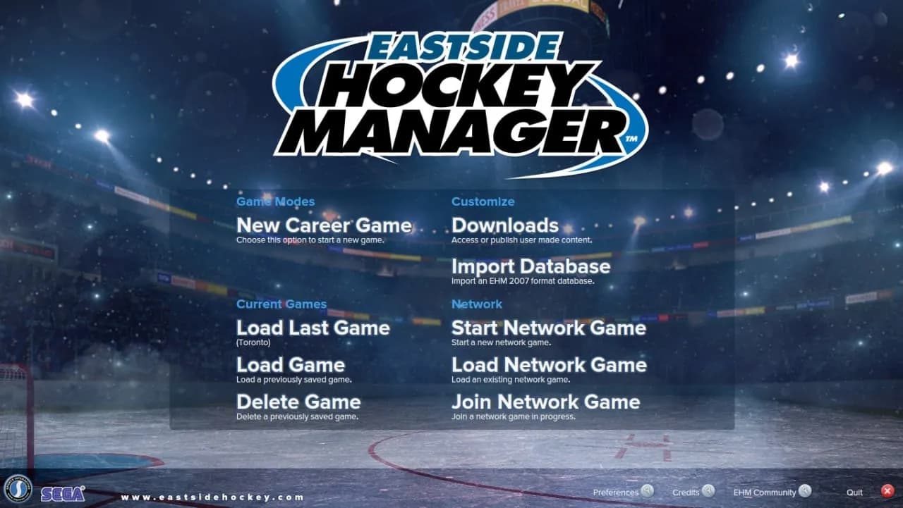 Eastside Hockey Manager — скриншот 1