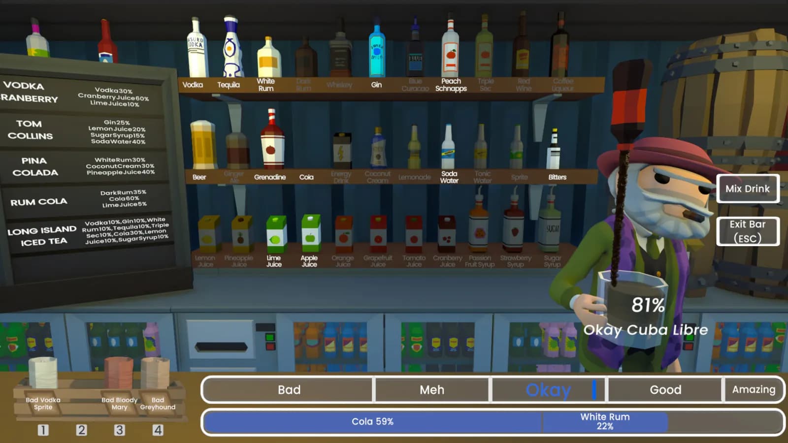 Bar After Bar — скриншот 2