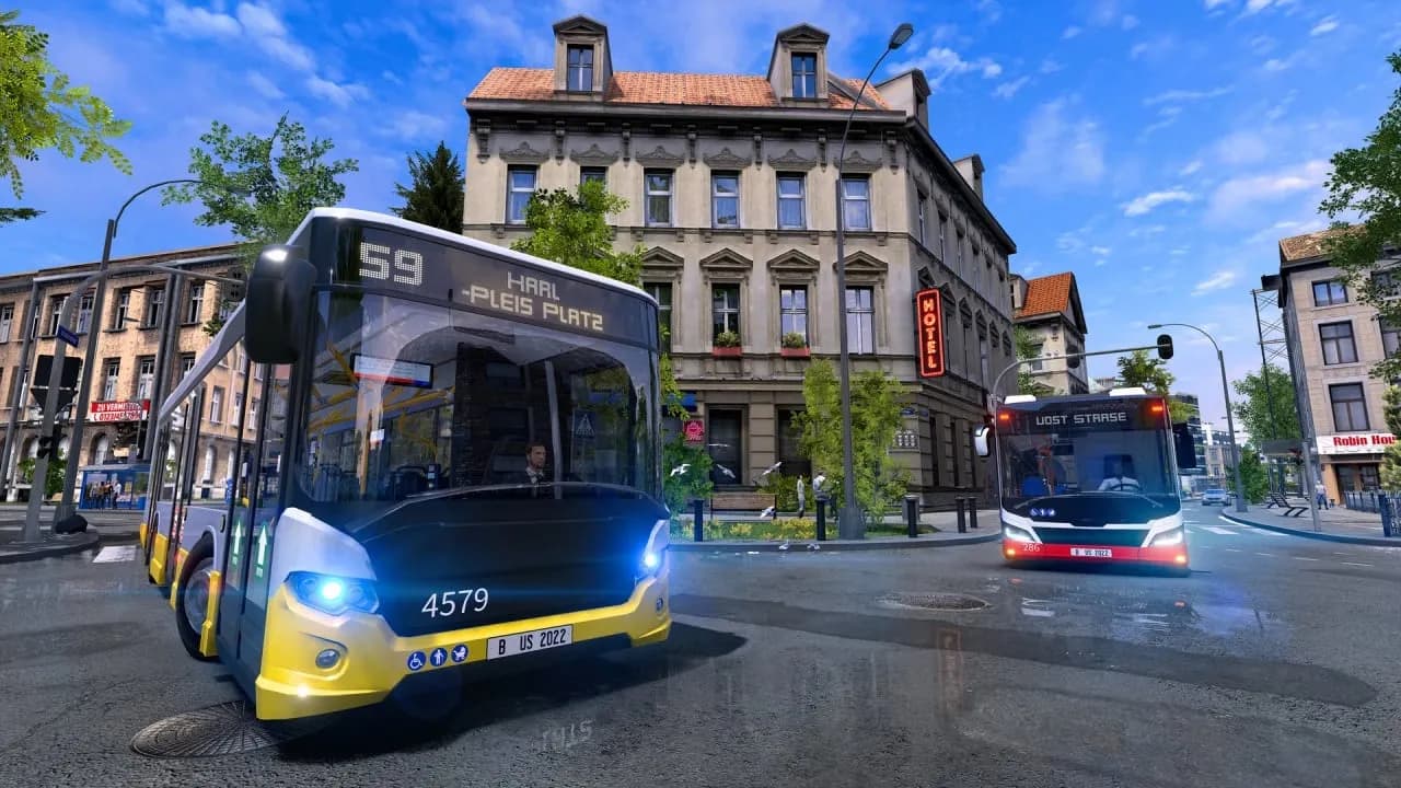 Bus Driving Sim 22 — скриншот 1
