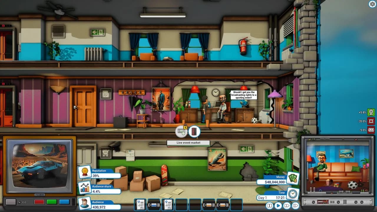 Mad Television Tycoon — скриншот 6