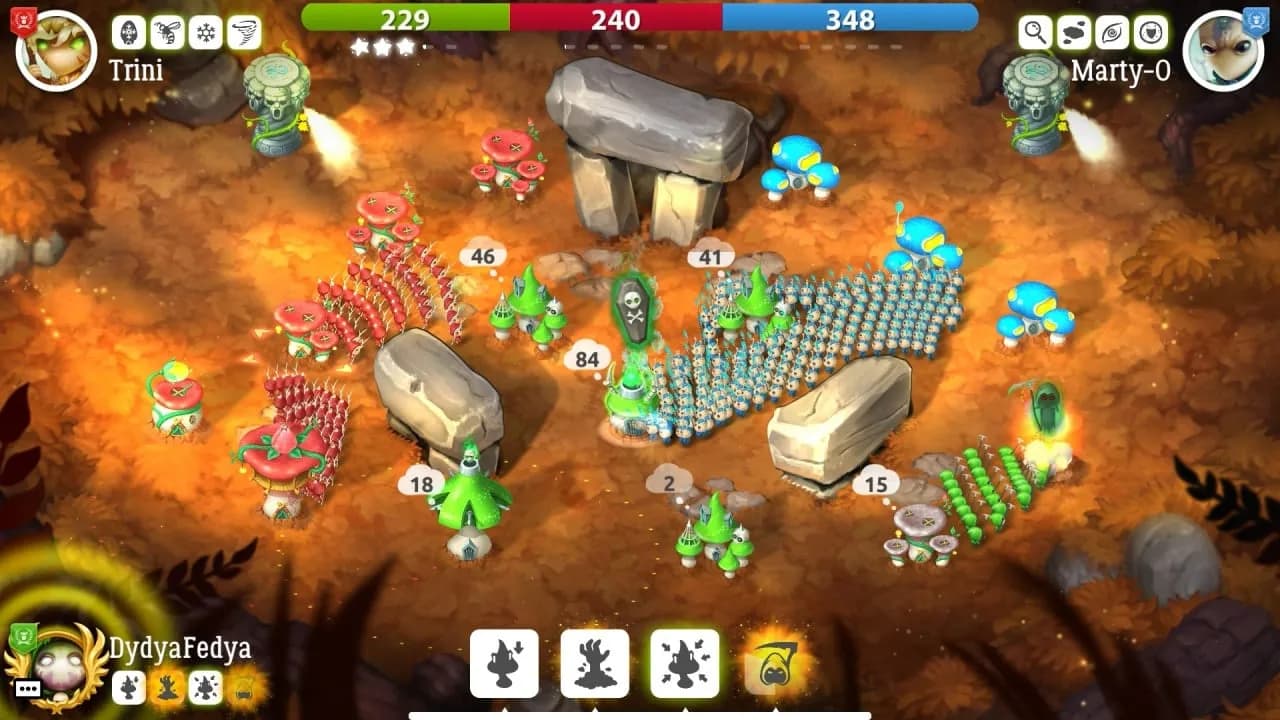 Mushroom Wars 2 — скриншот 5