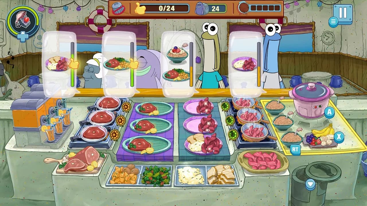 SpongeBob Krusty Cook-Off — скриншот 1