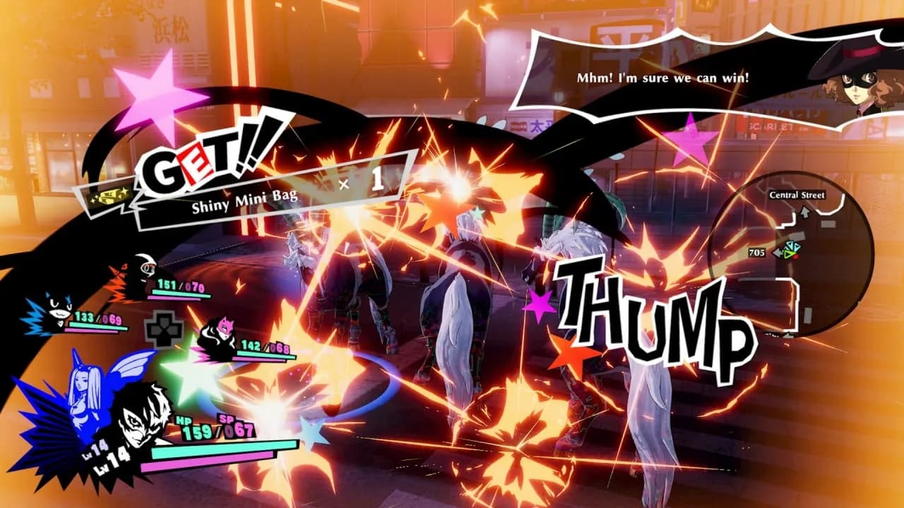 Persona 5 Strikers — скриншот 2