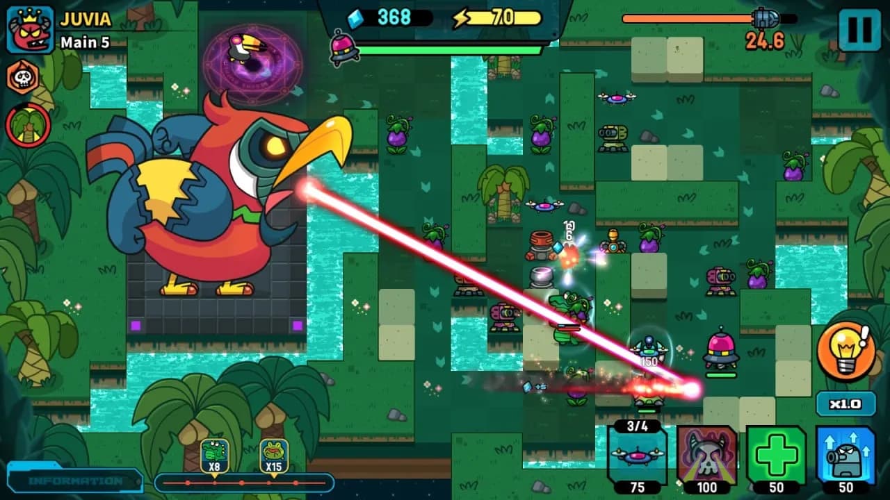 Broken Universe - Tower Defense — скриншот 1
