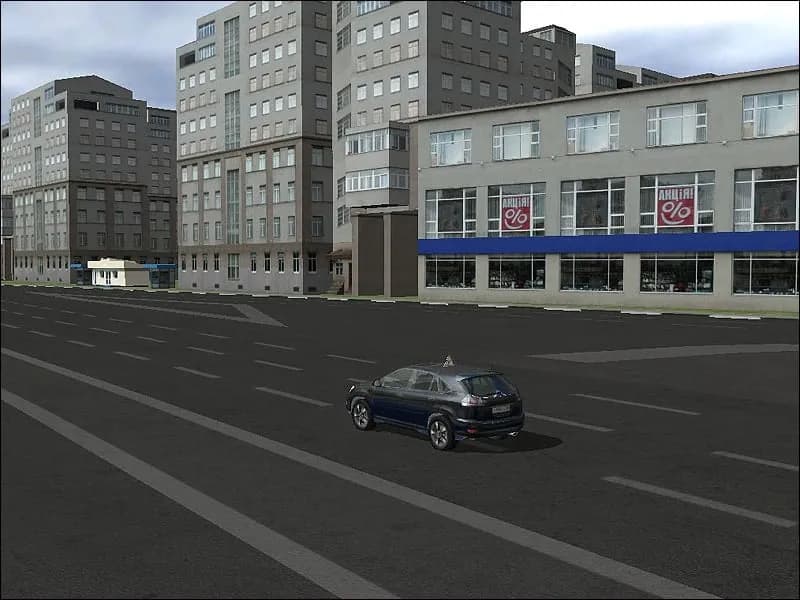 3D Инструктор - Вождение по Москве — скриншот 2