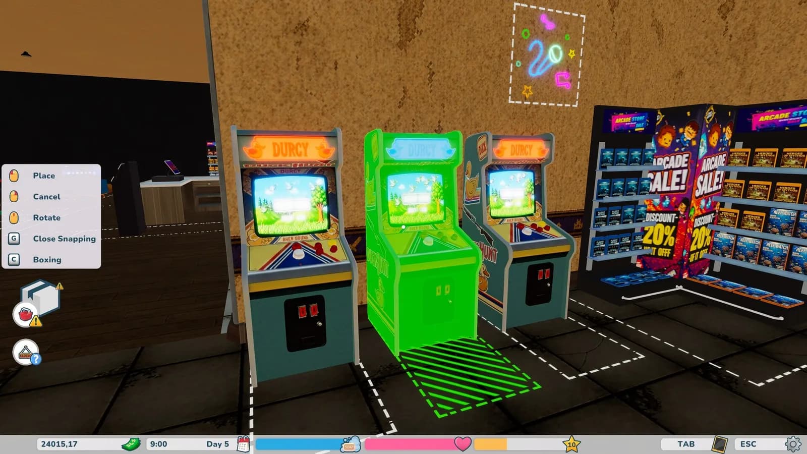 Retro Arcade Shop Simulator — скриншот 2