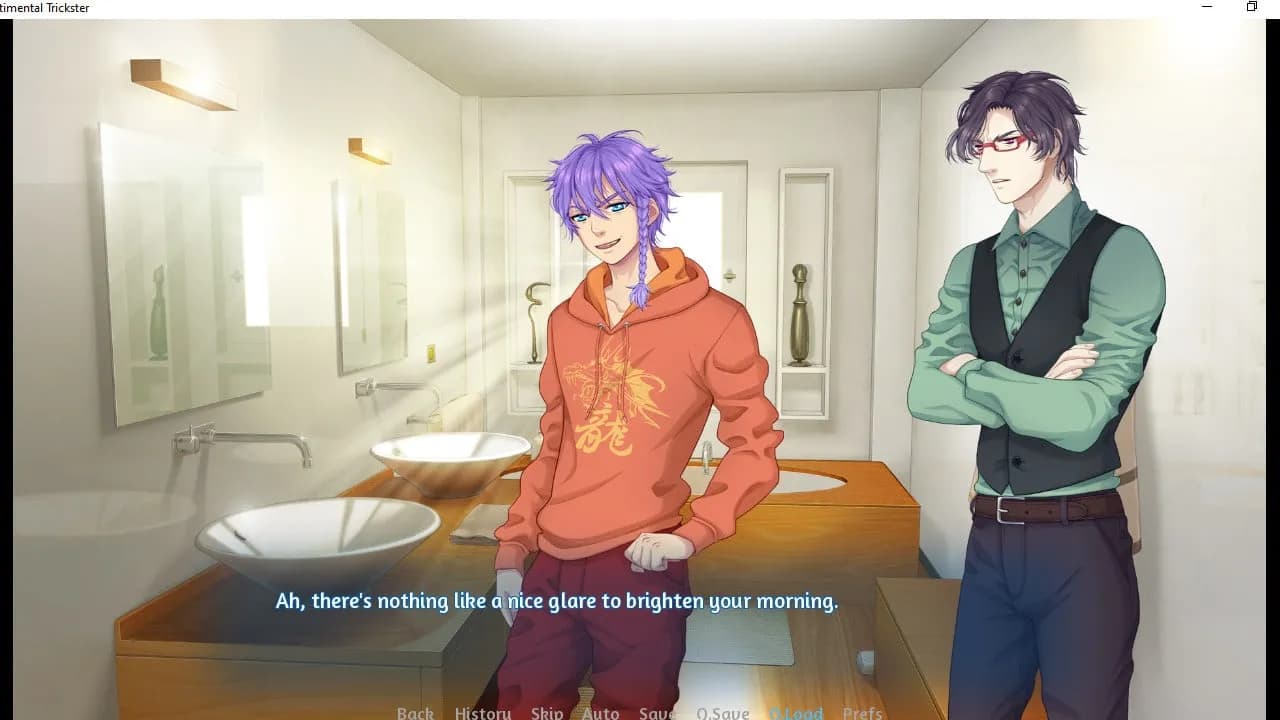 Sentimental Trickster: Yaoi BL Gay Visual Novel — скриншот 4