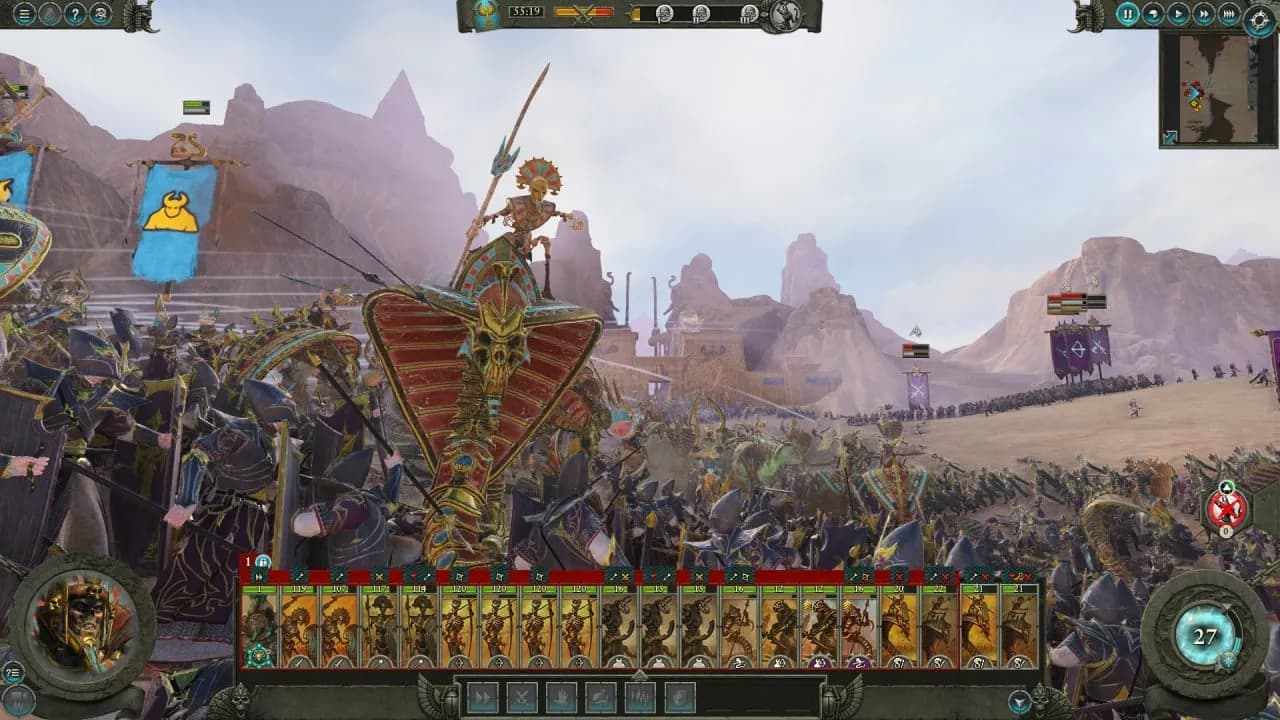 Total War: WARHAMMER 2 Rise of the Tomb Kings — скриншот 4