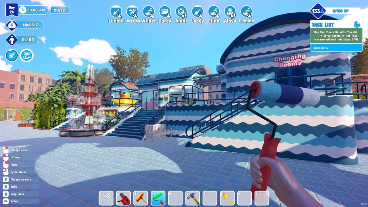 Waterpark Simulator — скриншот 11