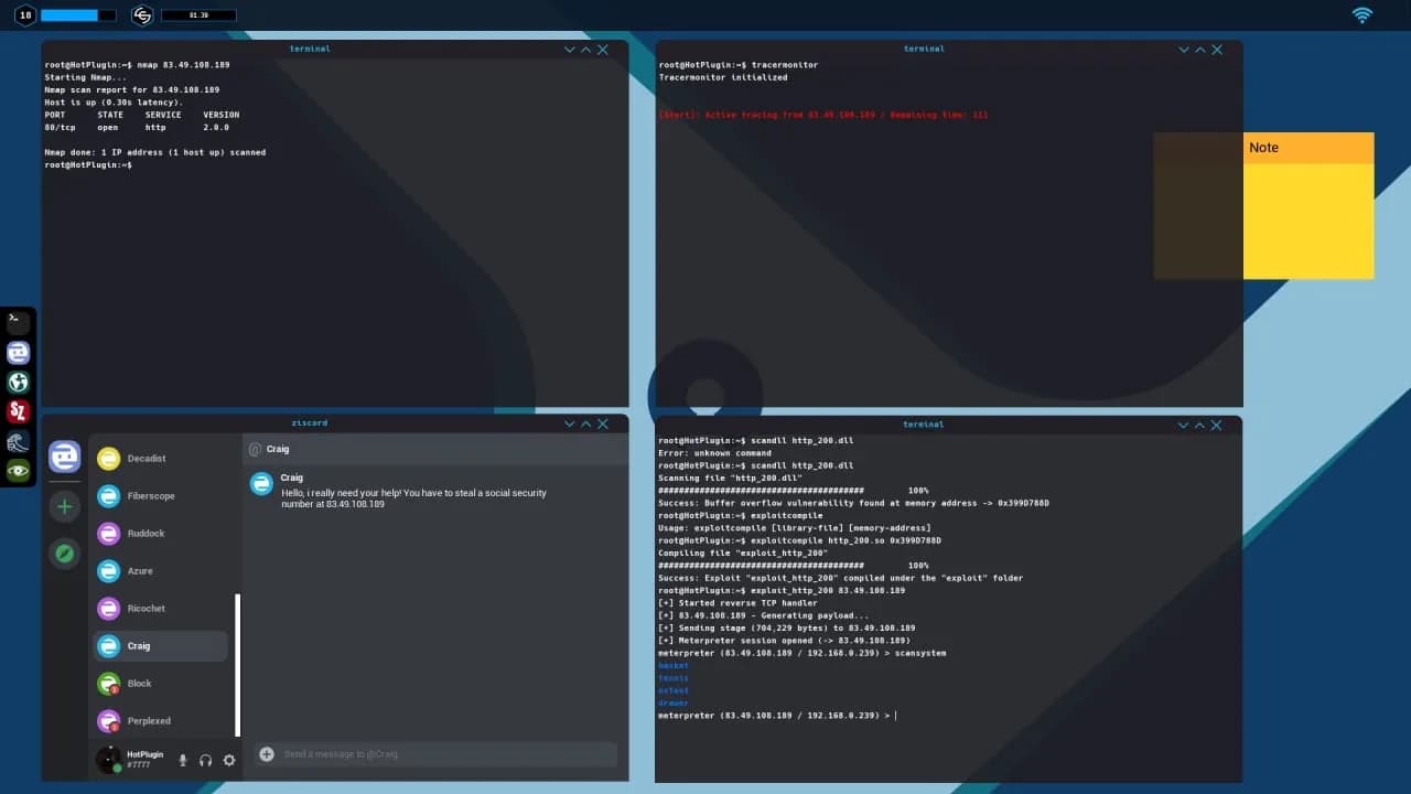 Hacker Simulator — скриншот 3
