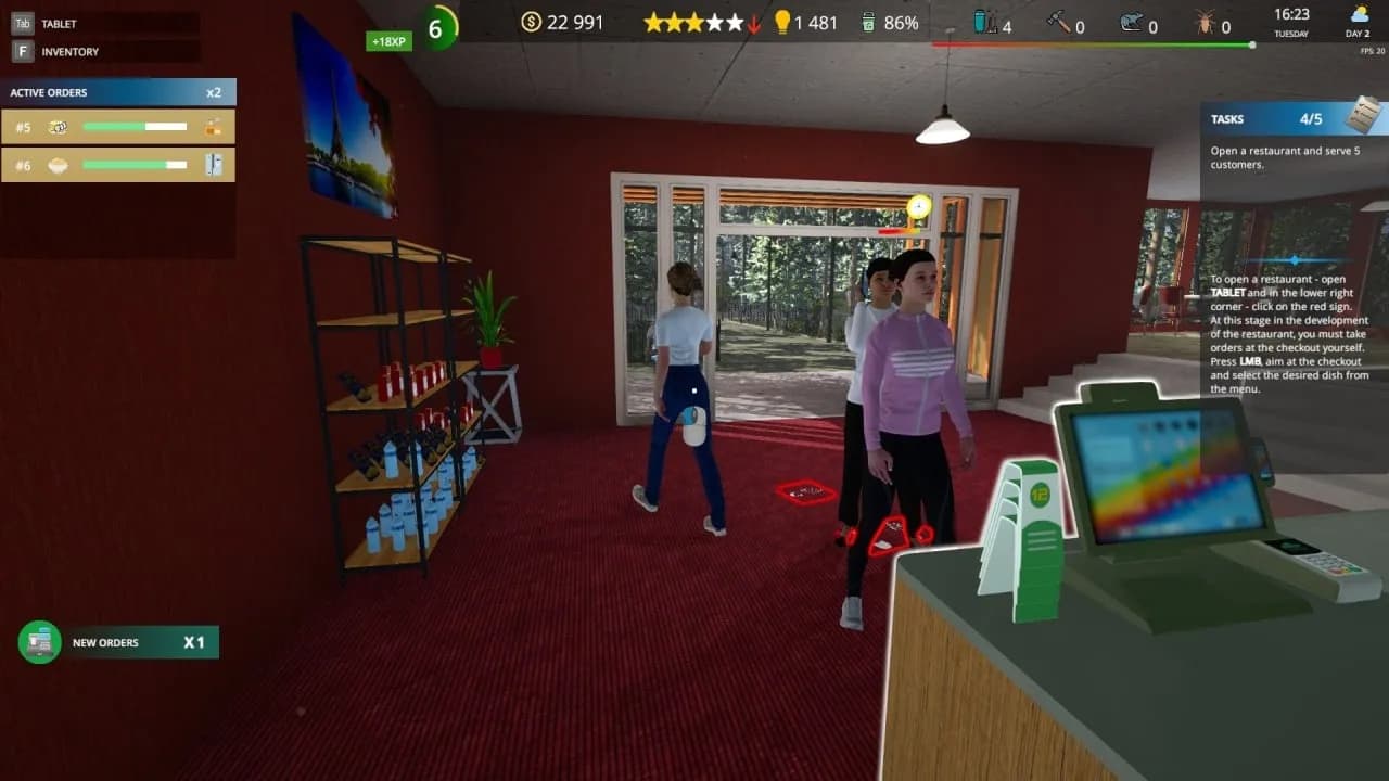 Cafe Owner Simulator — скриншот 6