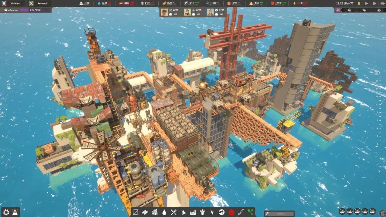 ALL WILL FALL: Physics-Based Survival City Builder — скриншот 1