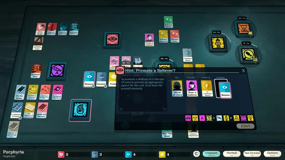 Cultist Simulator — скриншот 2