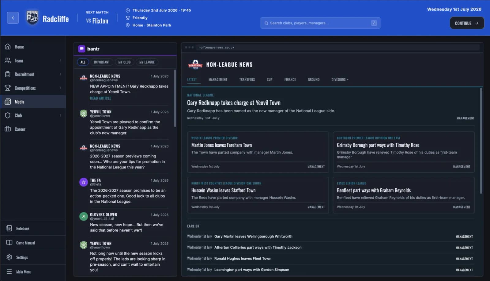 Non-League Manager — скриншот 3